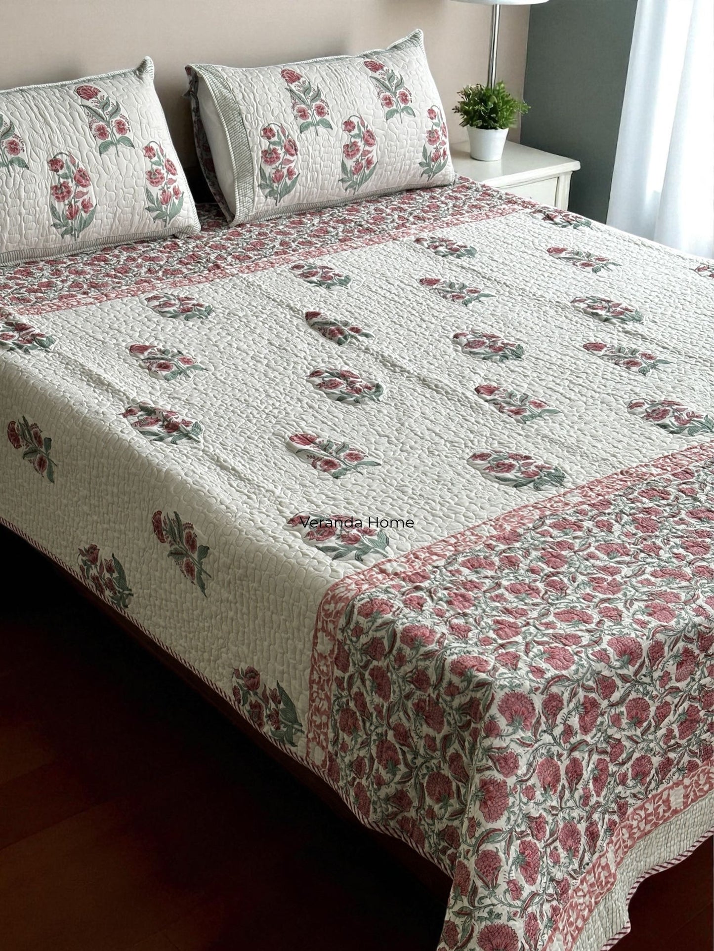 Palash Quilted Bedcover