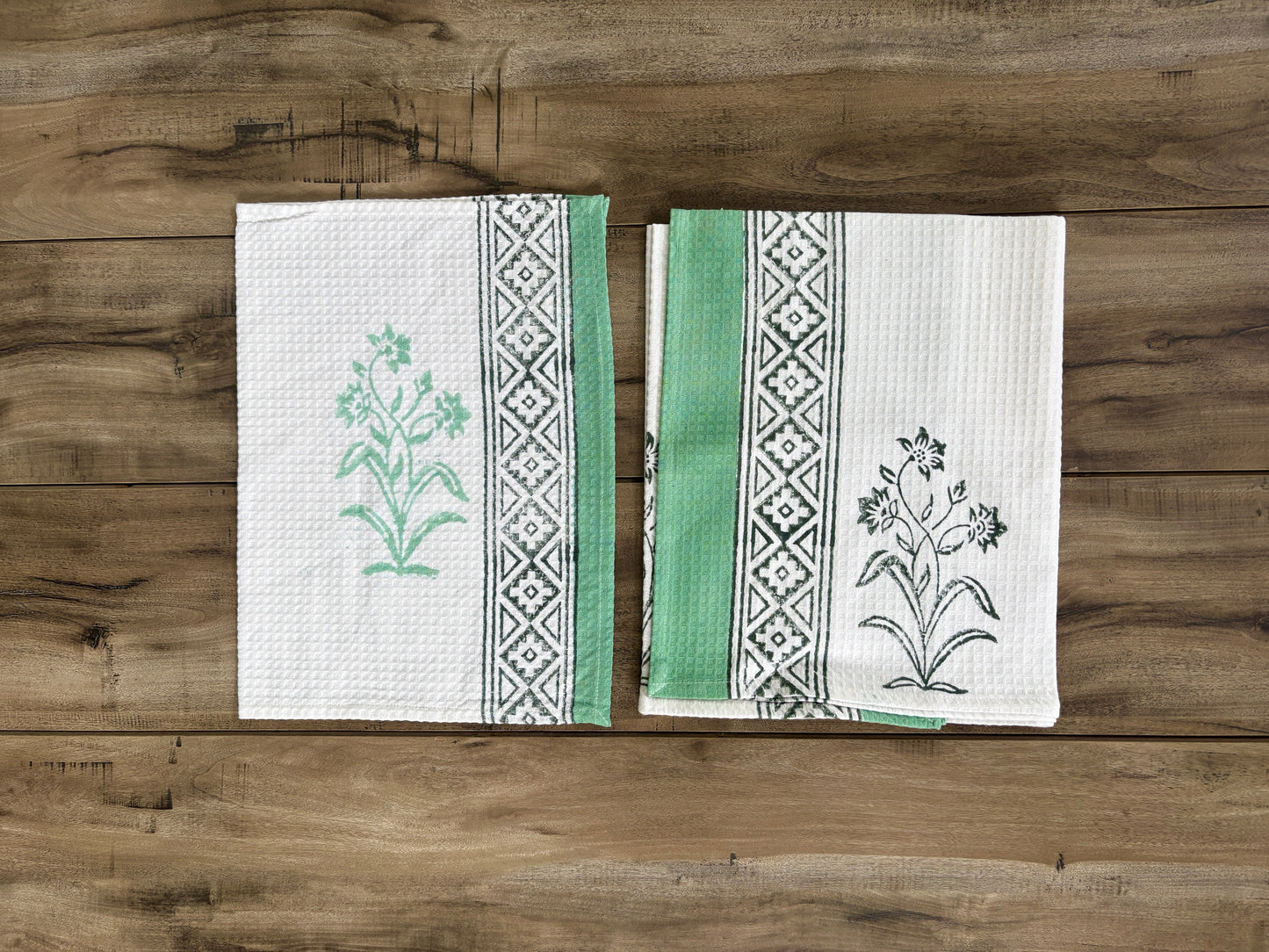 Hariyali Towel Set