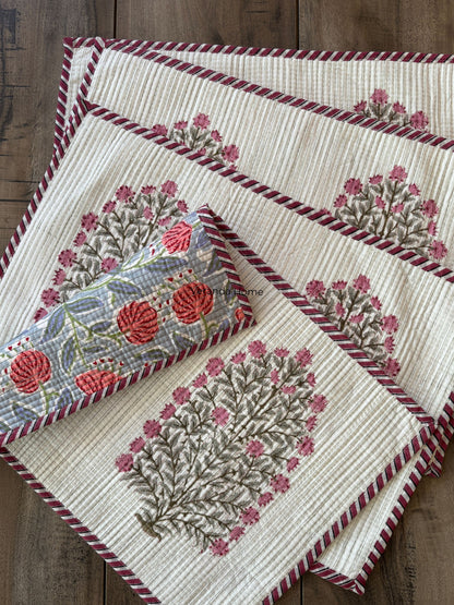 Quilted Placemat & Napkin Set