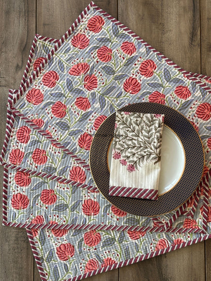 Quilted Placemat & Napkin Set