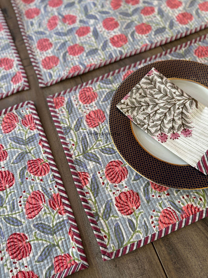 Quilted Placemat & Napkin Set
