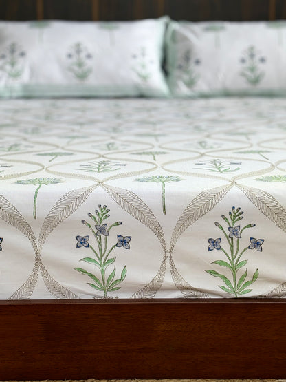 Phulkari Cotton Bedsheet