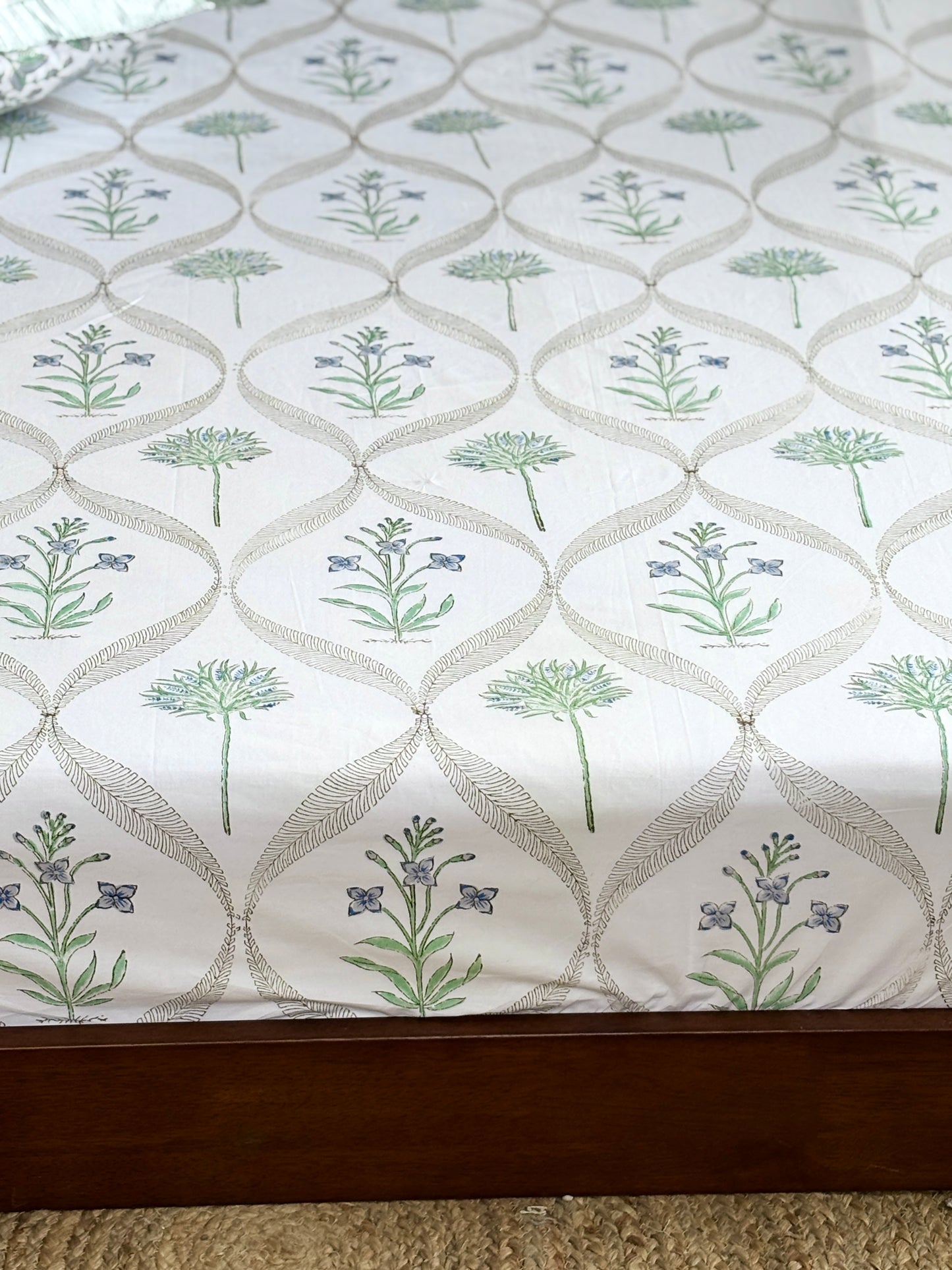 Phulkari Cotton Bedsheet