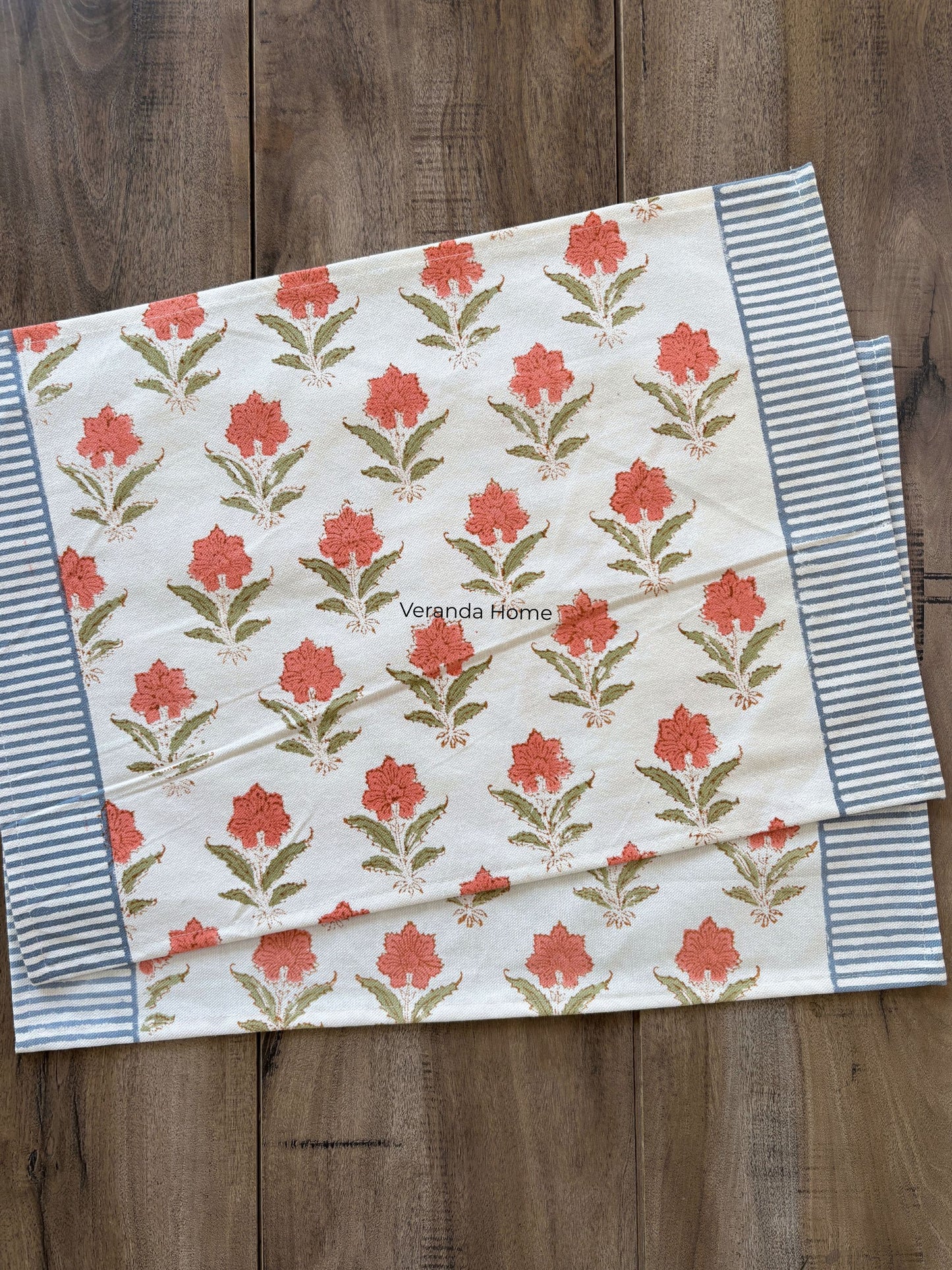 Coastal Garden Placemat & Napkin Set