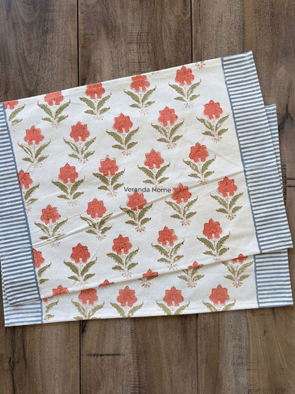 Coastal Garden Placemat & Napkin Set