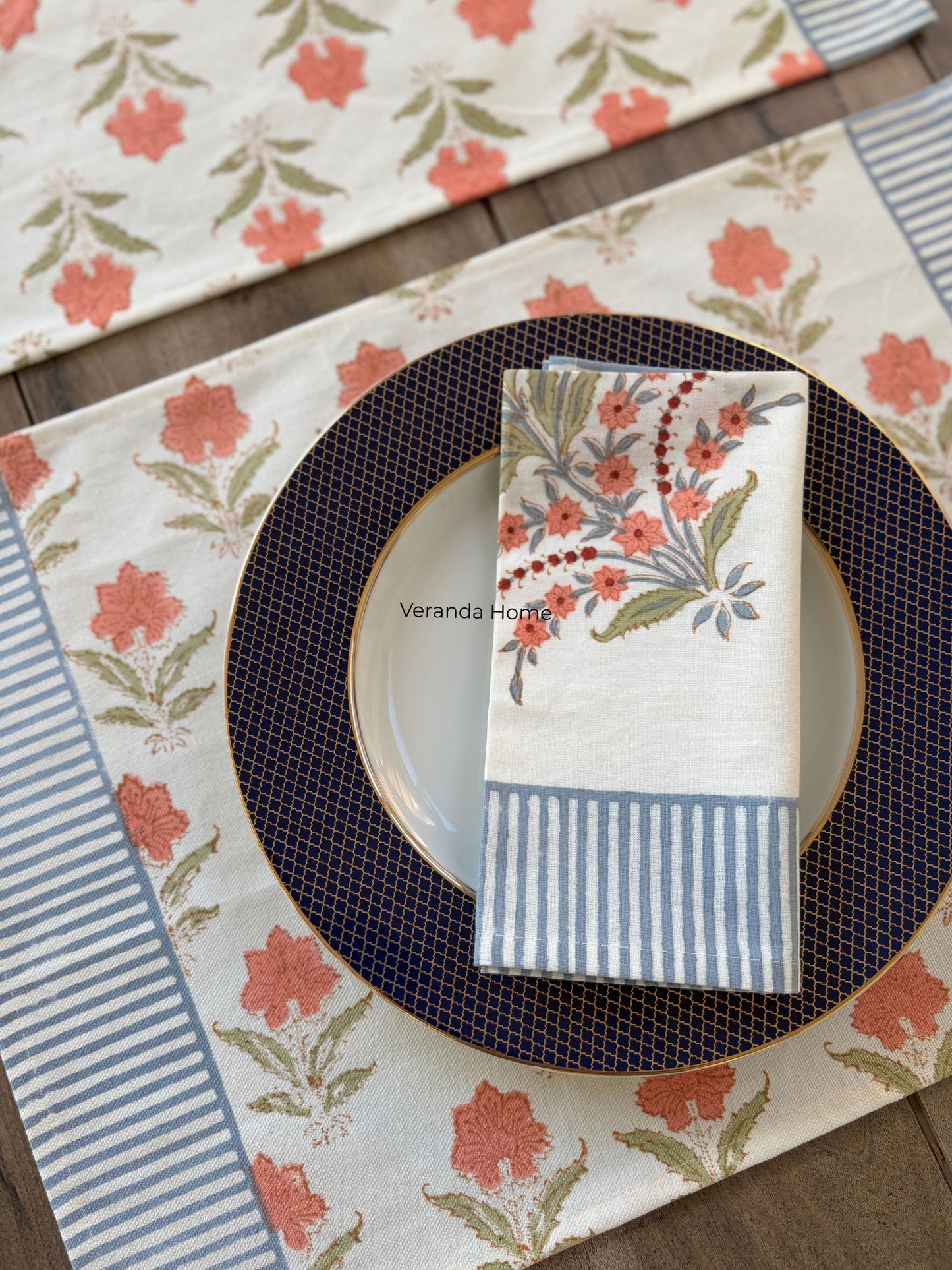 Coastal Garden Placemat & Napkin Set