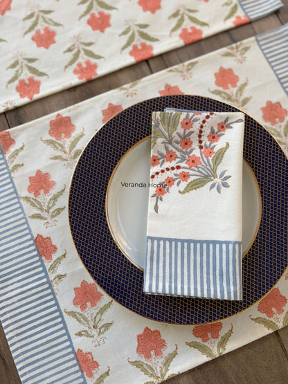 Coastal Garden Placemat & Napkin Set