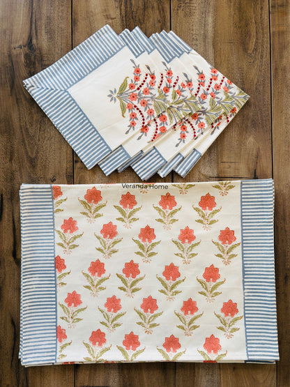 Coastal Garden Placemat & Napkin Set