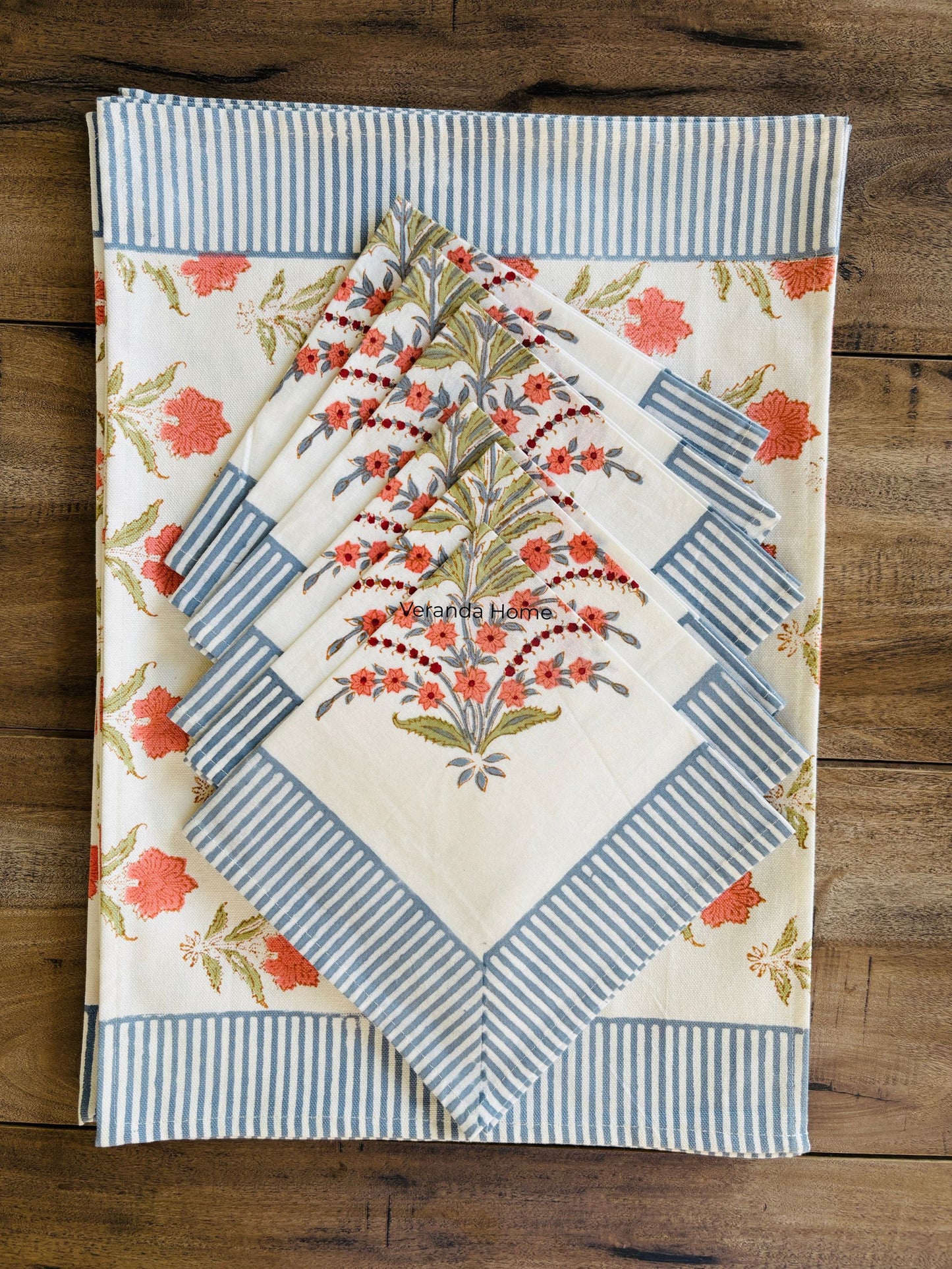 Coastal Garden Placemat & Napkin Set