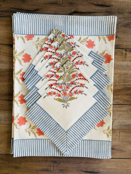 Coastal Garden Placemat & Napkin Set