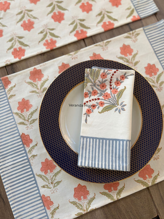 Coastal Garden Placemat & Napkin Set
