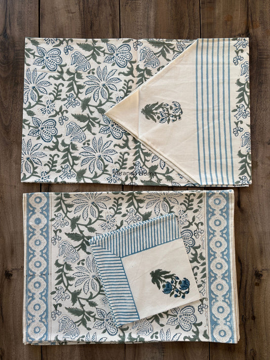 Coastal Garden Placemat & Napkin Set