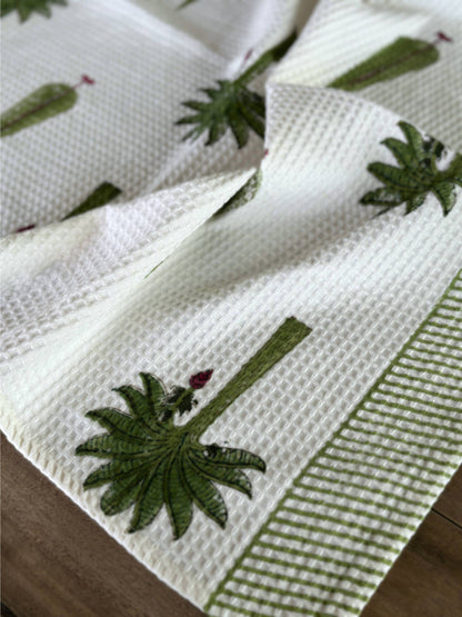 Zinnia cotton hand towels set