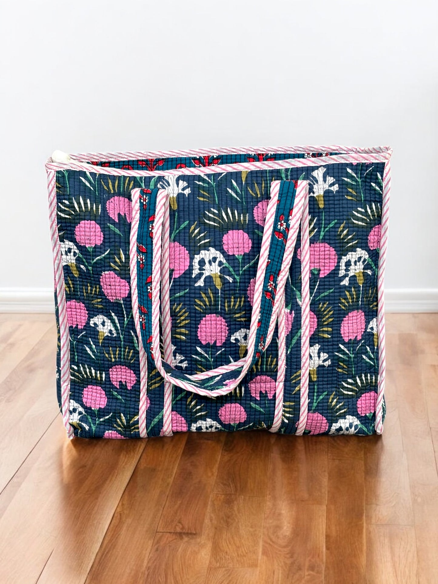 Phool Patta Cotton Tote Bags