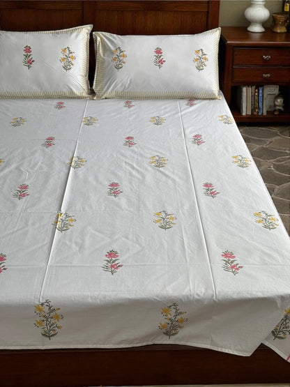 Sunset Flora Bedsheet