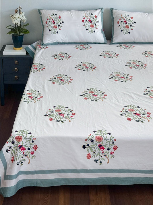 Chidiya Cotton Bedsheet