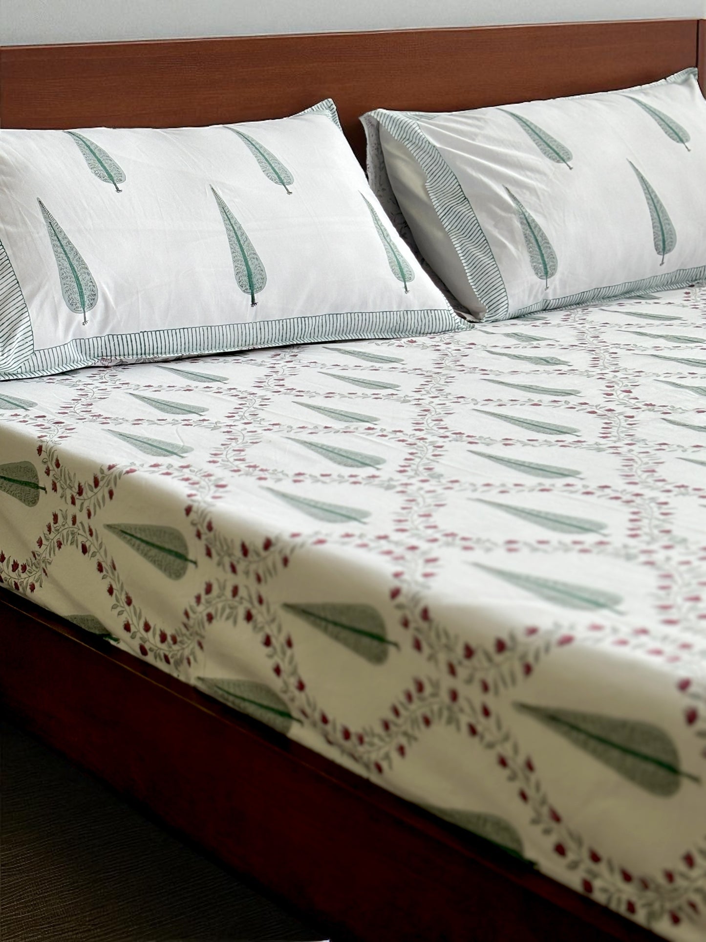 Baagh Jaali Cotton Bedsheet