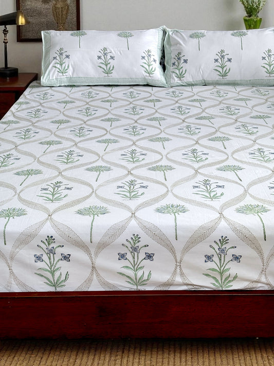 Phulkari Cotton Bedsheet