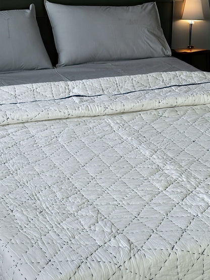 Cotton Diamond Kantha Quilts