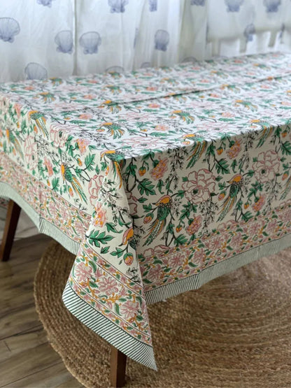 Bird Print Tablecloth