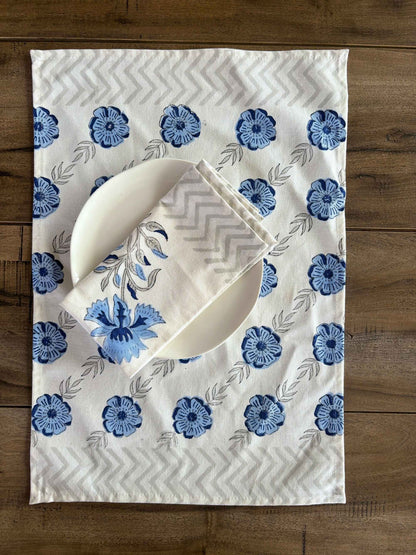 Floral Table Placemat & Napkin (set of 6 each)