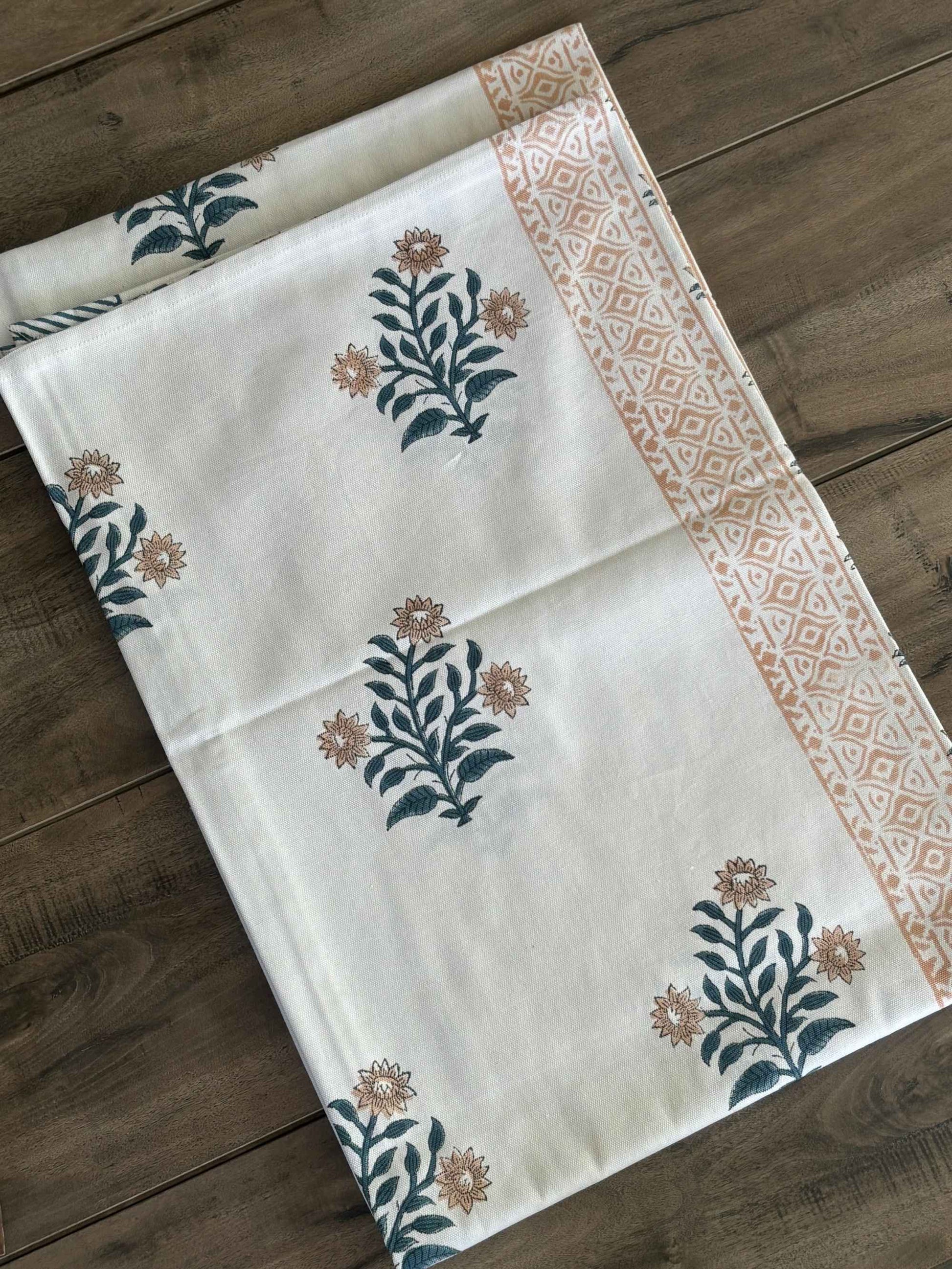 Komal Kali Block Print Table Cover