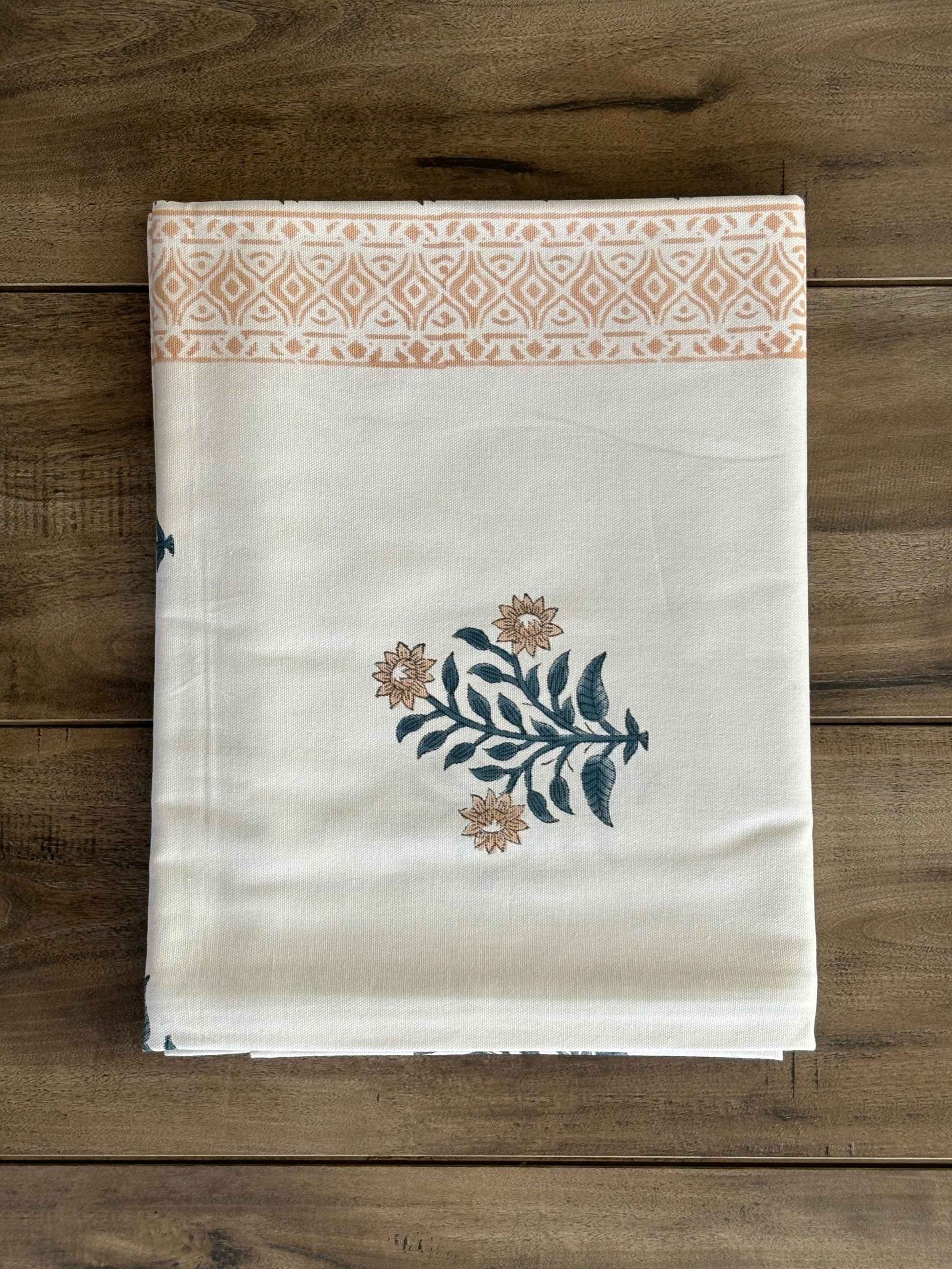 Komal Kali Block Print Table Cover
