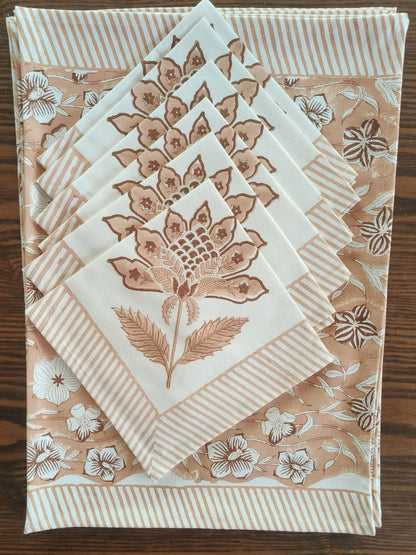 Floral Table mat & Napkin (set of 6 each)