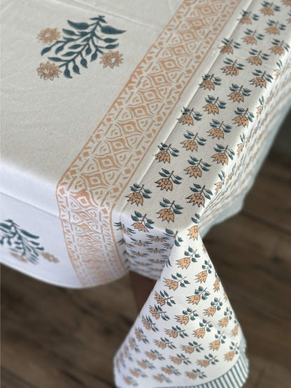 Komal Kali Block Print Table Cover
