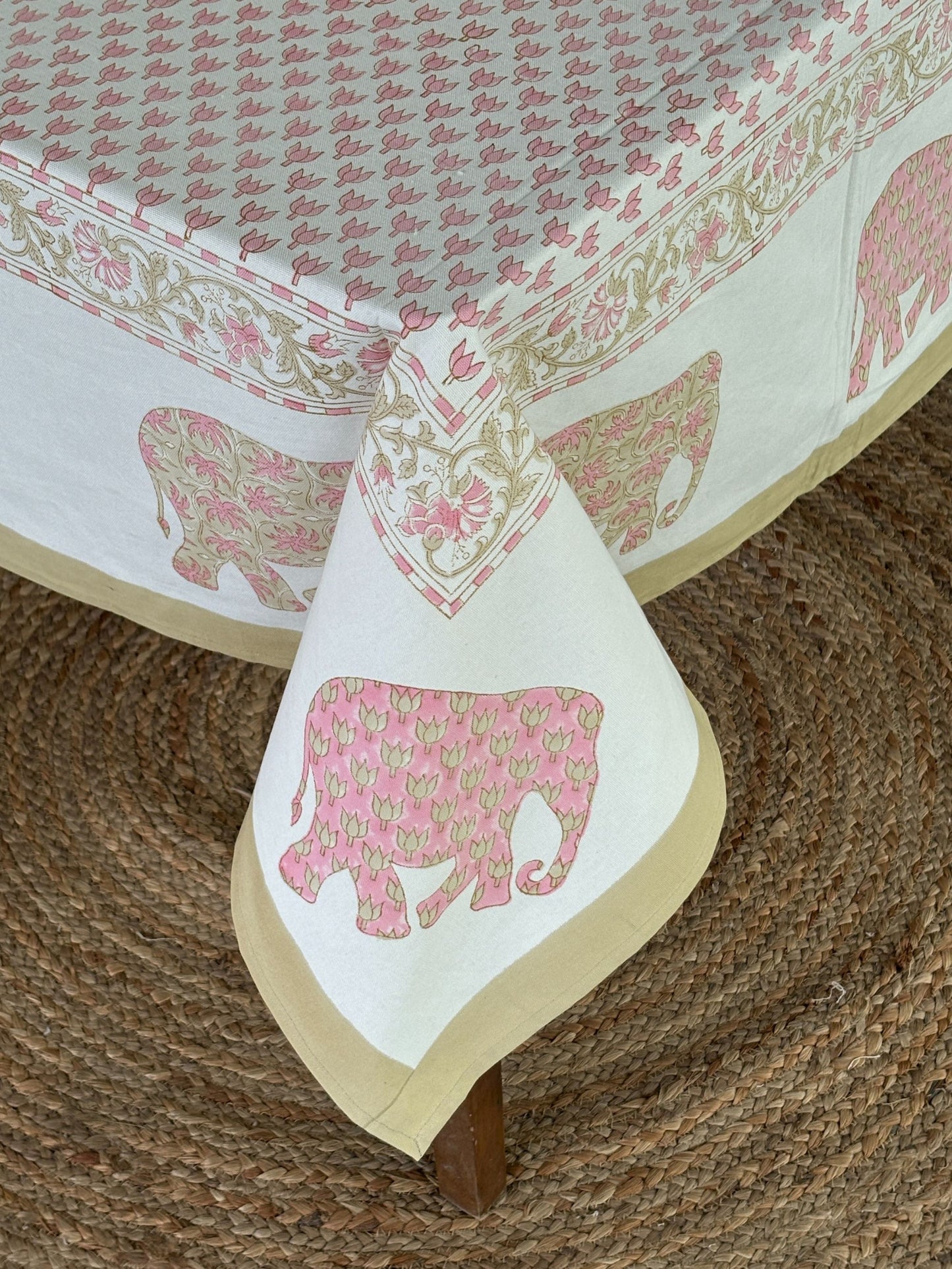 Cotton Canvas Tablecloth Rectangle