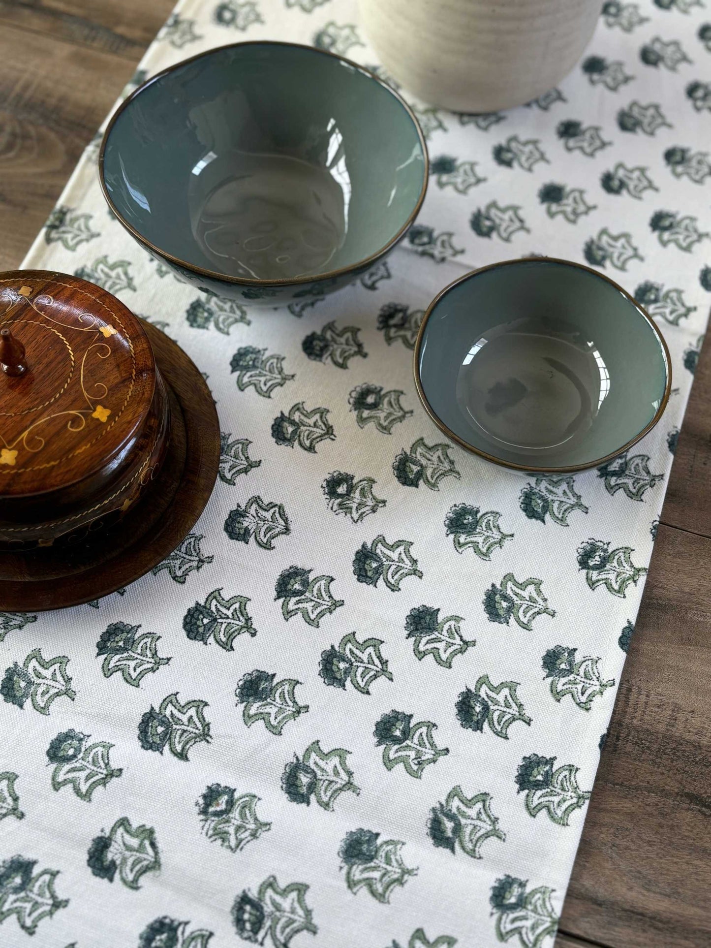 Block Print Cotton Table Runner