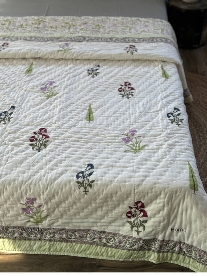 Bagh Print Cotton Quilt
