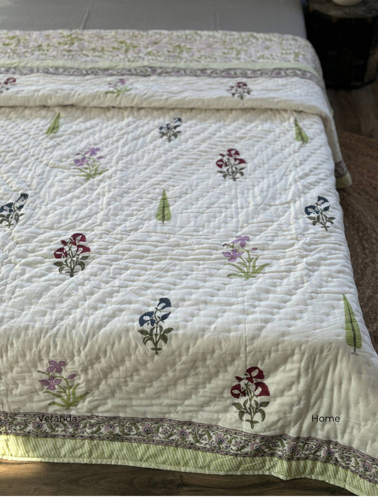 Bagh Print Cotton Quilt