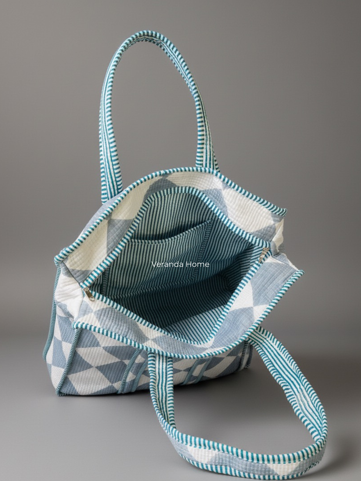 Harlequin Check Tote Bag