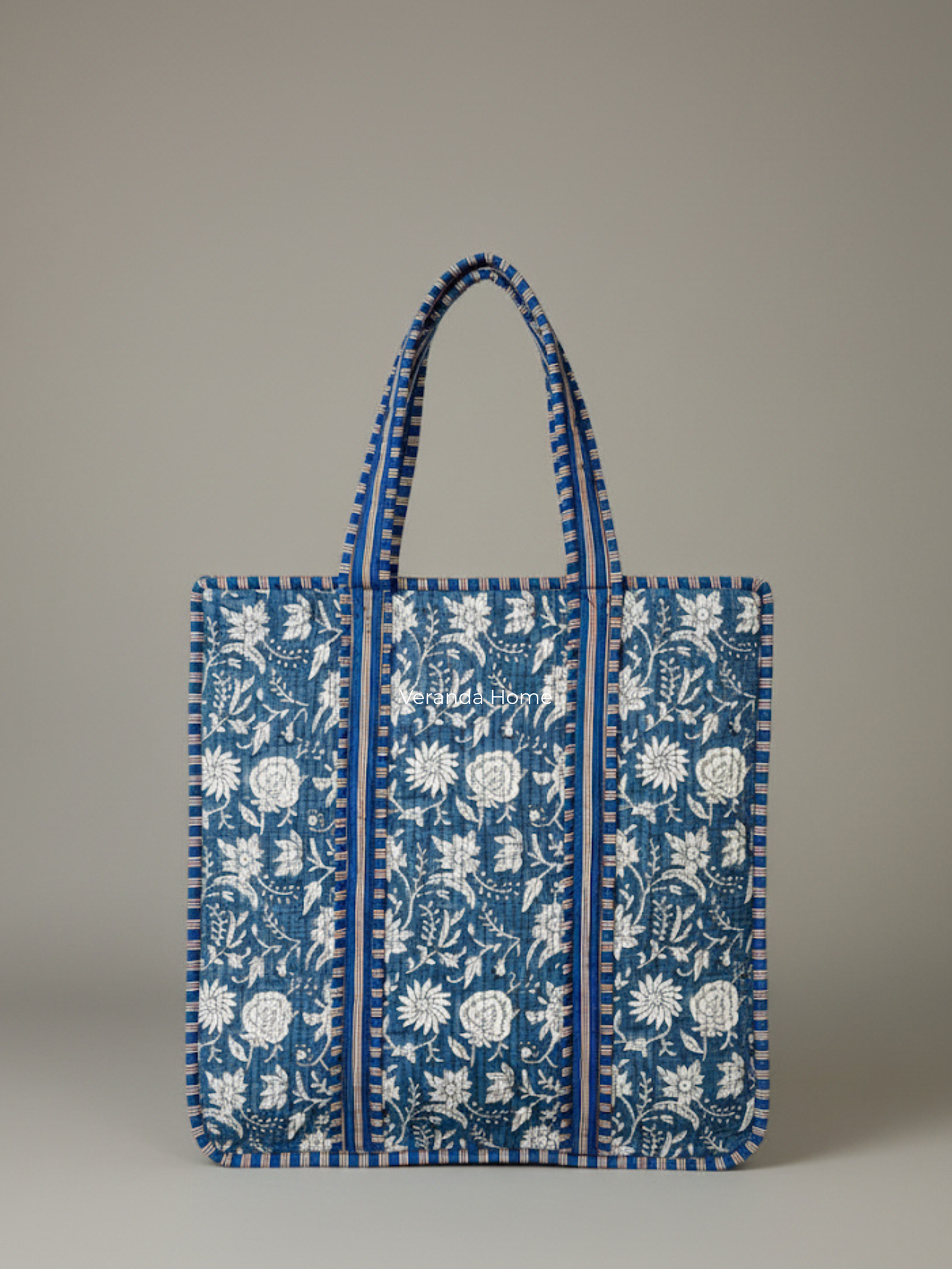 Indigo Tapestry Tote Bag