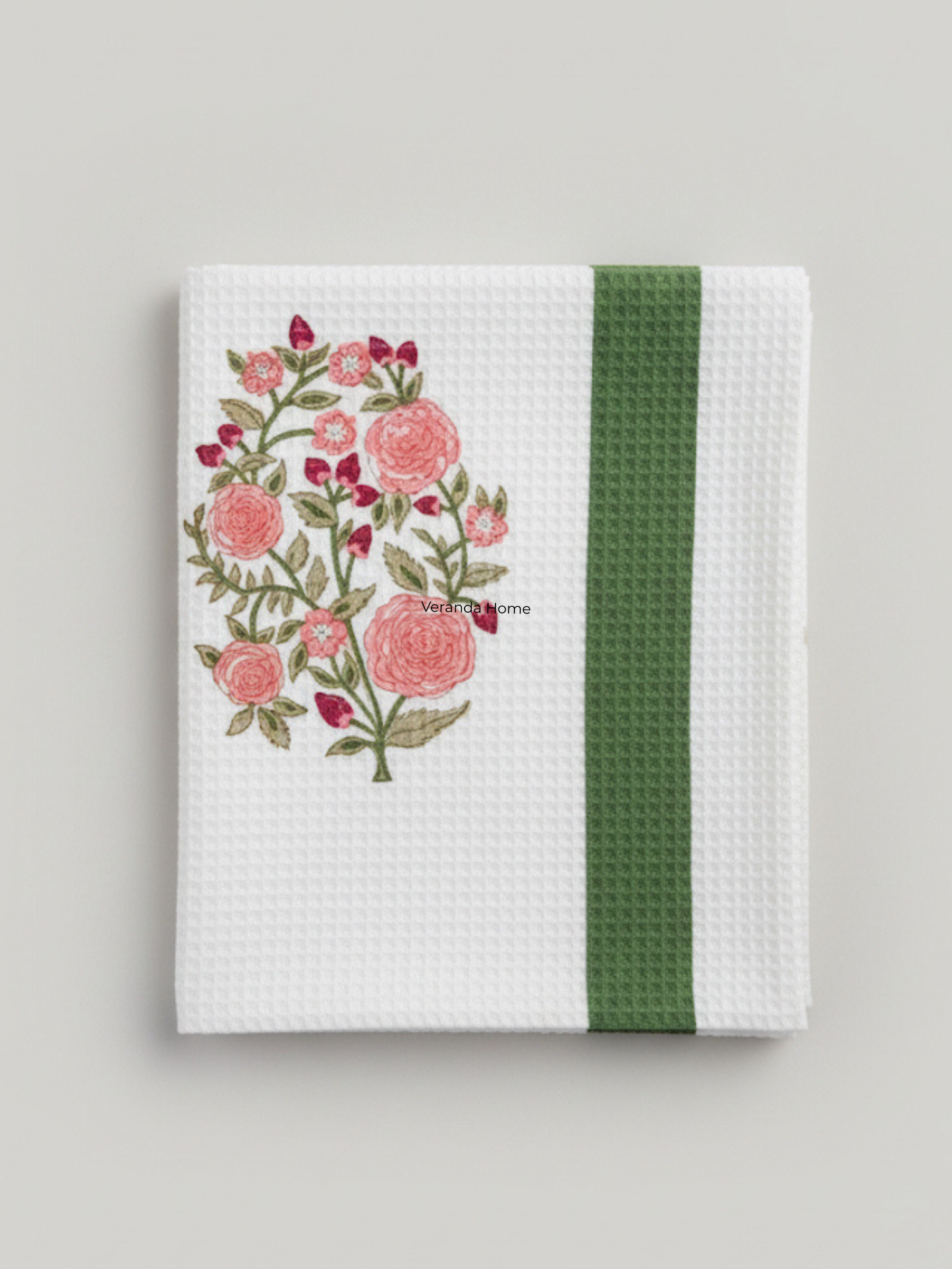 Coral Bloom Garden Towel