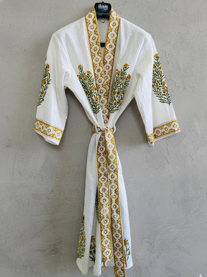Sunehri Phool (Golden Flower) Bathrobe