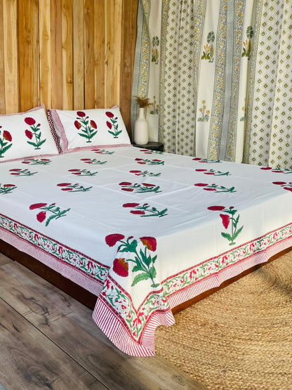 Red Poppy Bedsheet