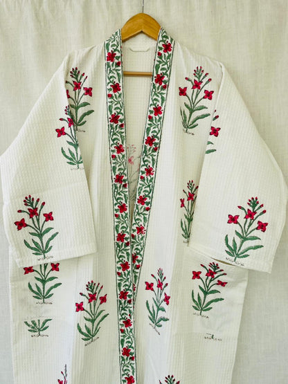 Red Blossom Heritage Bathobe