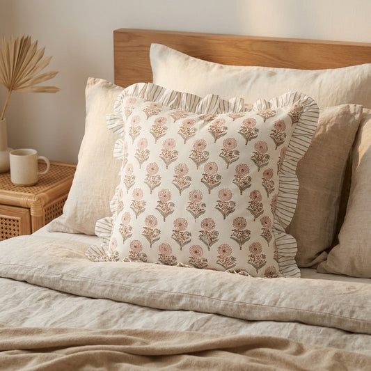 marigold Cushions with frills