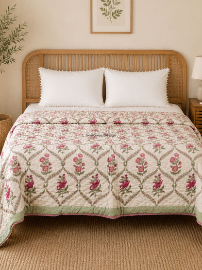 Hand Block Print Quilts
