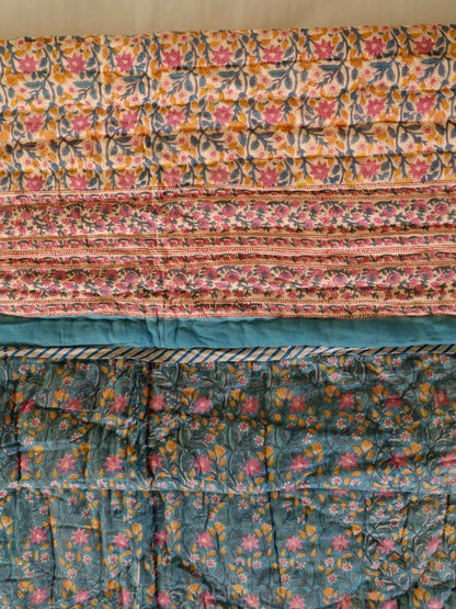 Hand Block Print Quilts