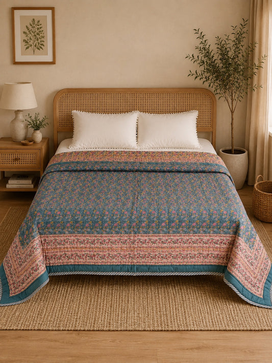 Hand Block Print Quilts