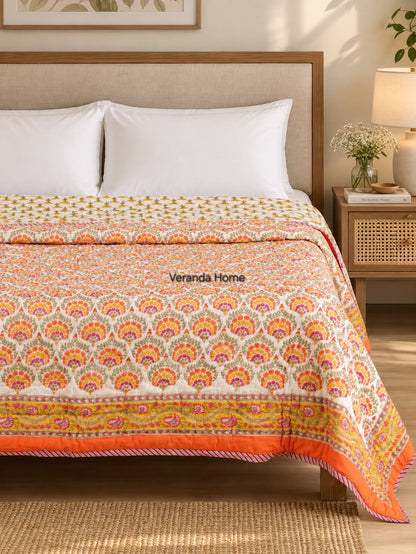 Hand Block Print Quilts