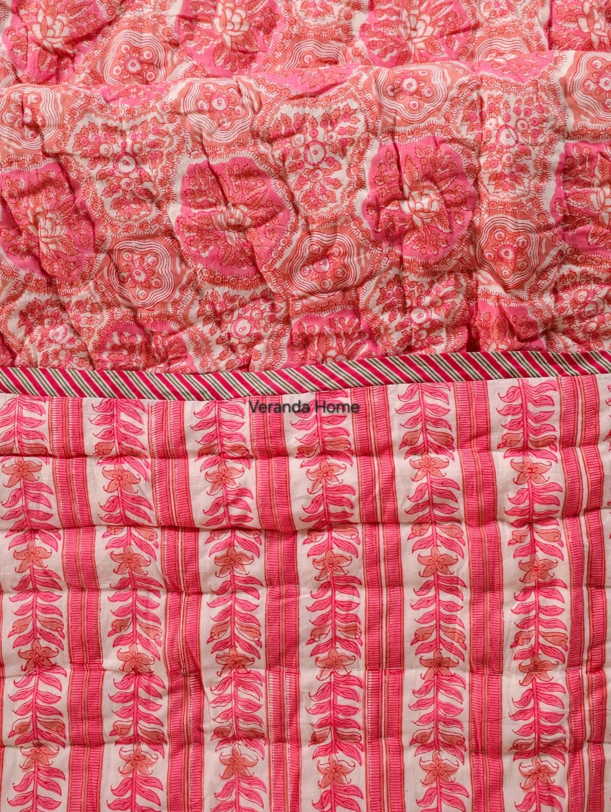 Hand block print quilts