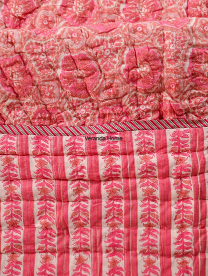Hand block print quilts