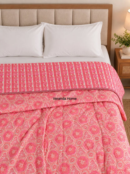 Hand block print quilts