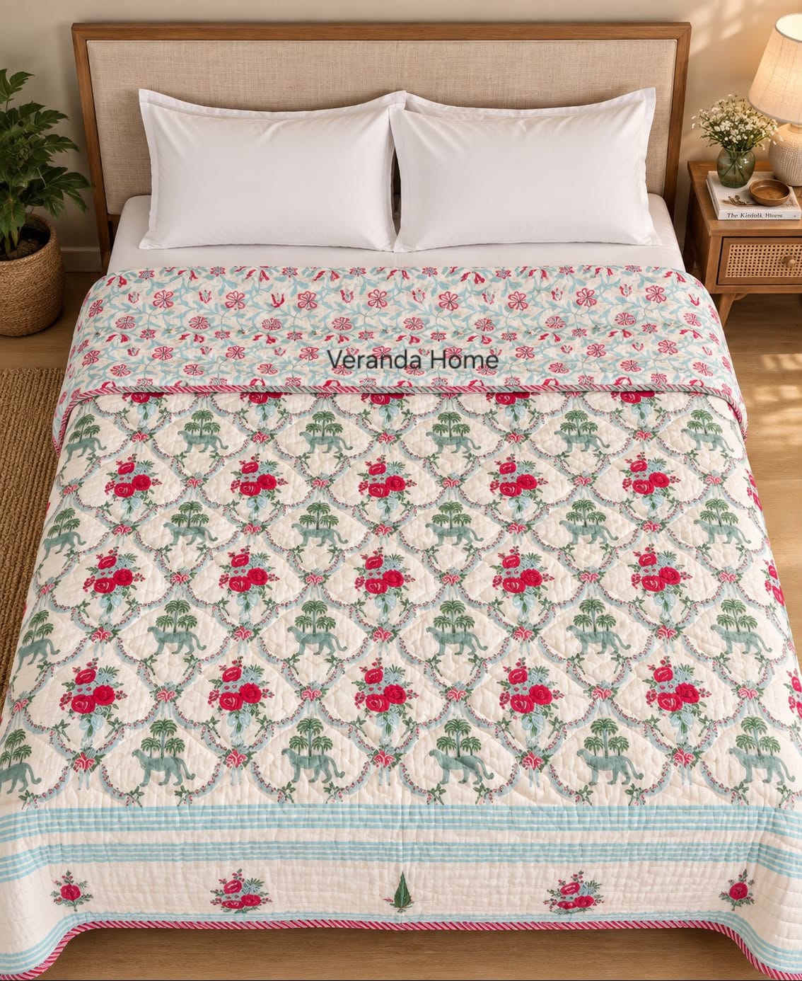 Hand block print quilts