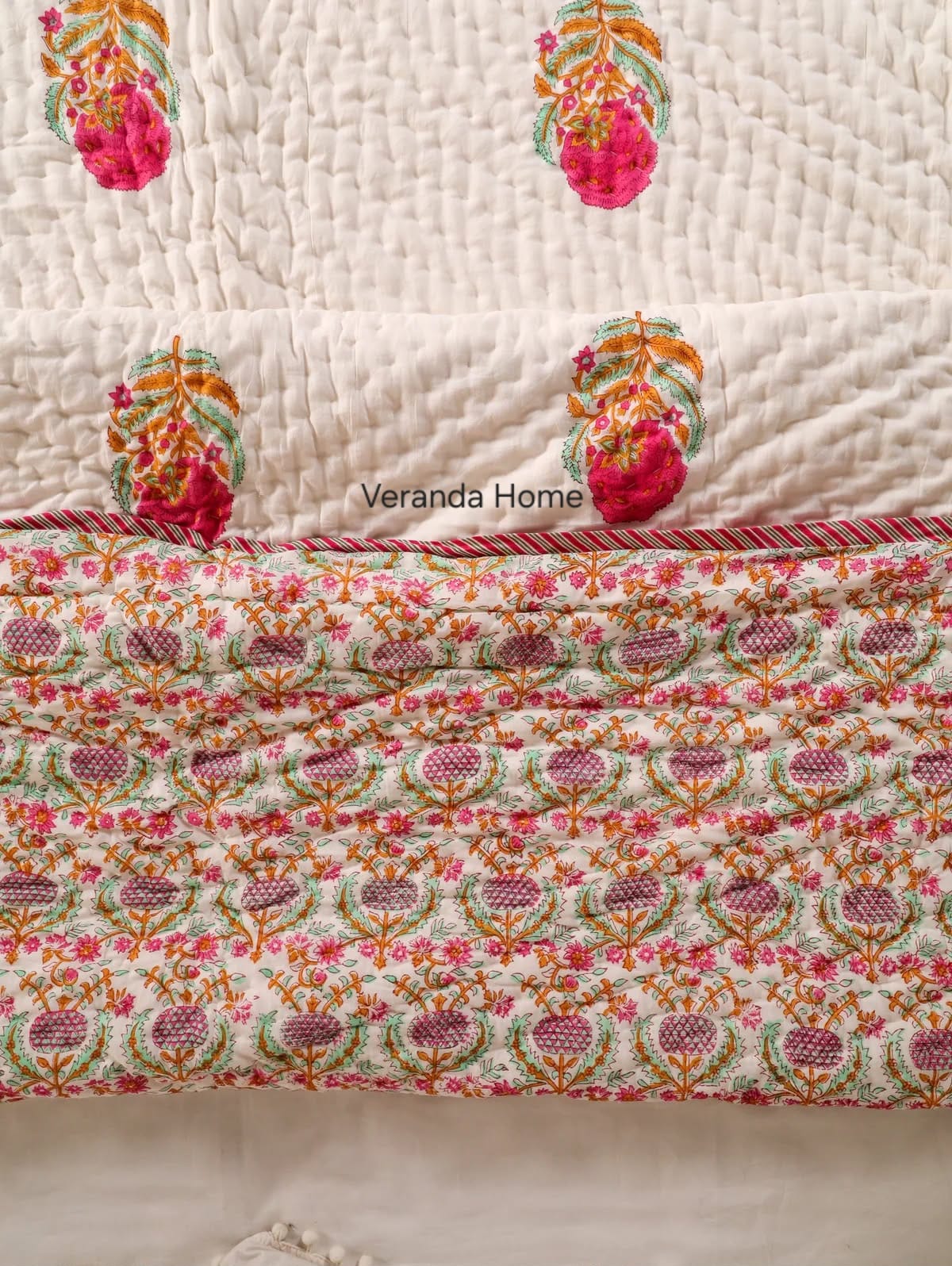 Hand block print quilts