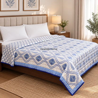 Hand block print quilts